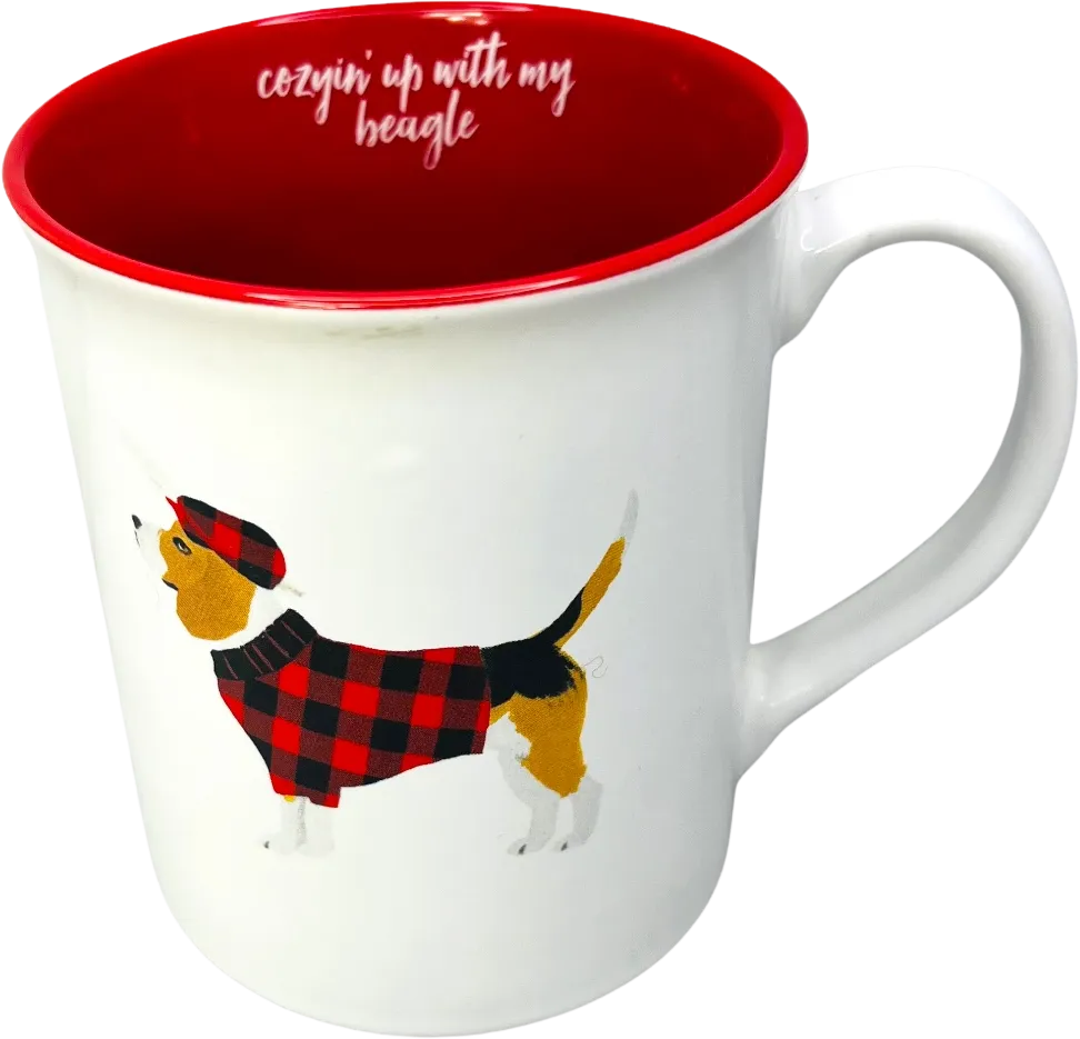 00s "cozying Up with My Beagle" Coffee Mug by Fringe Studio By Fringe Studio