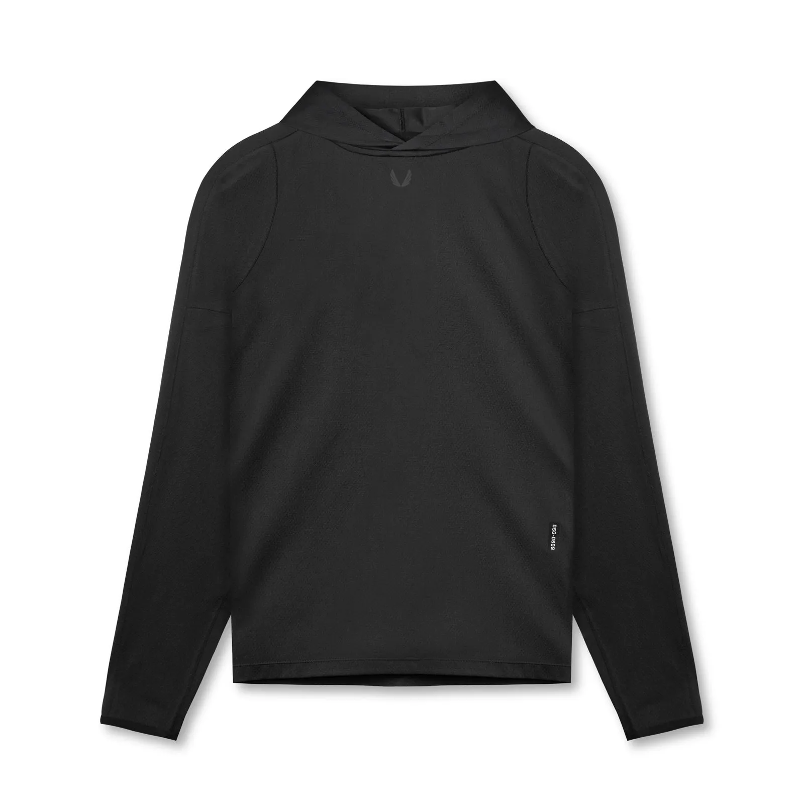 0609. Nano-Mesh Fitted Hoodie - Black