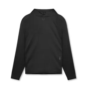 0609. Nano-Mesh Fitted Hoodie - Black