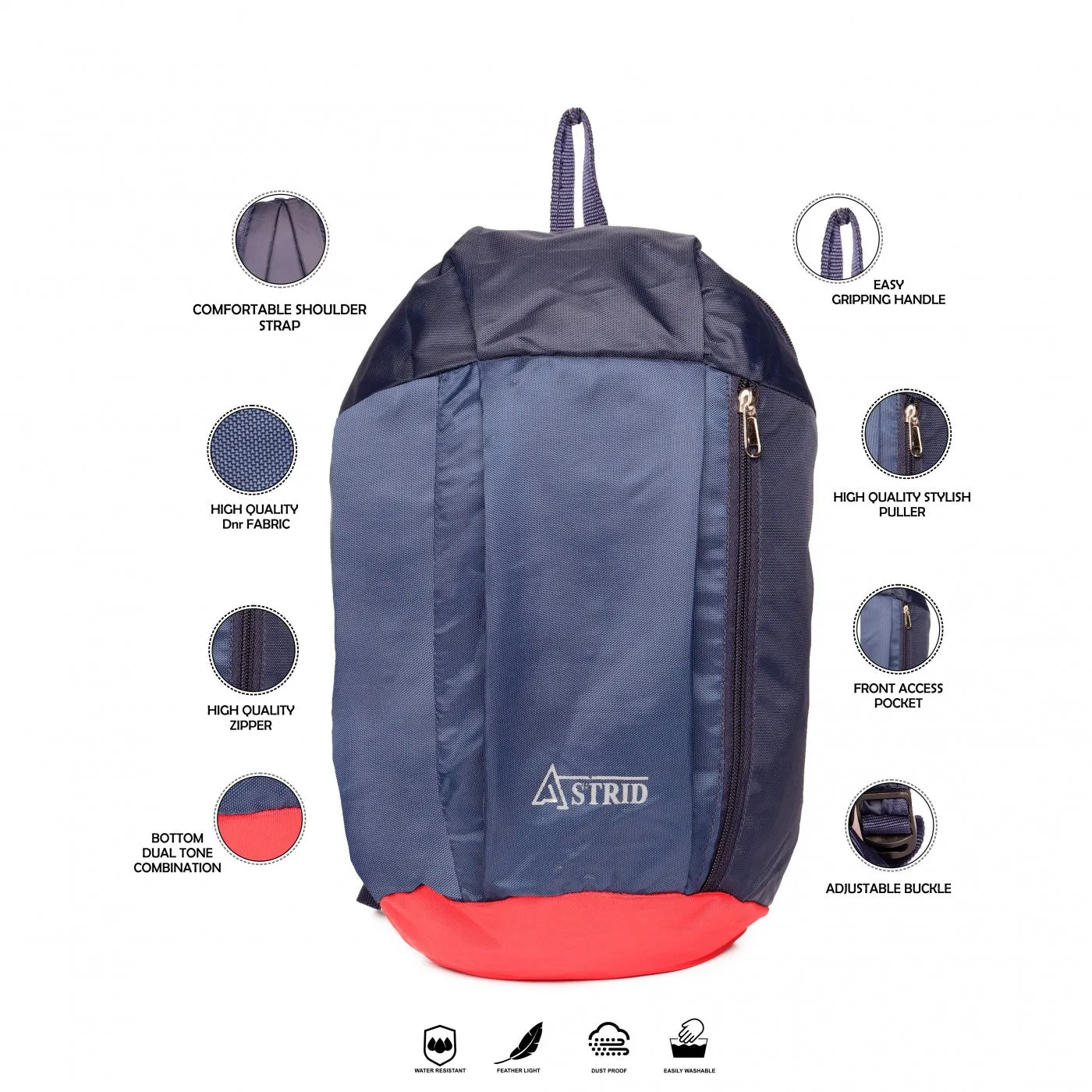 10 Ltr. Blue Sports Backpack