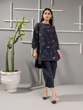 2 Piece Khaddar Suit-Embroidered (Pret)