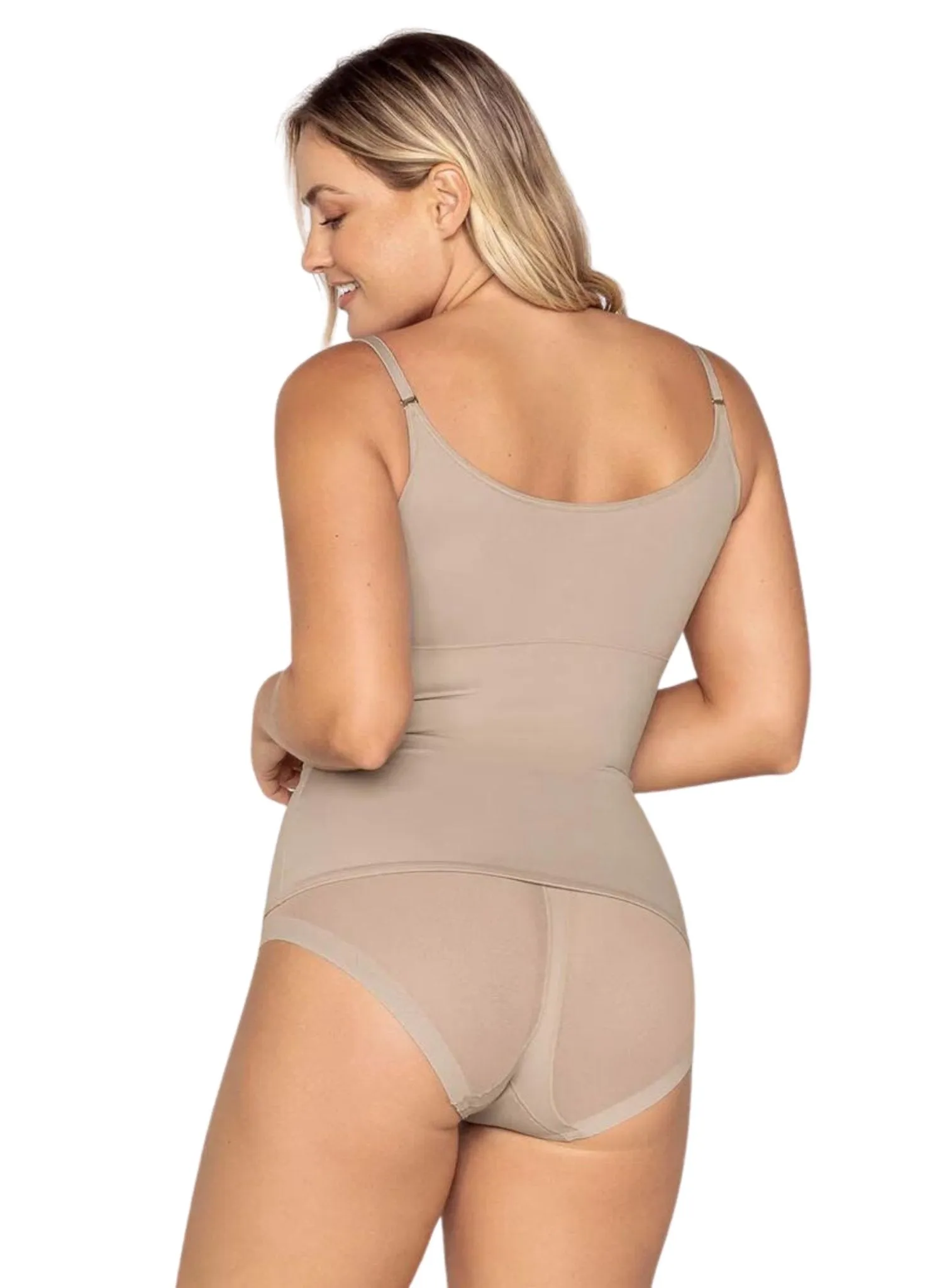 2-Way Moderate Shaper Tank - Nude