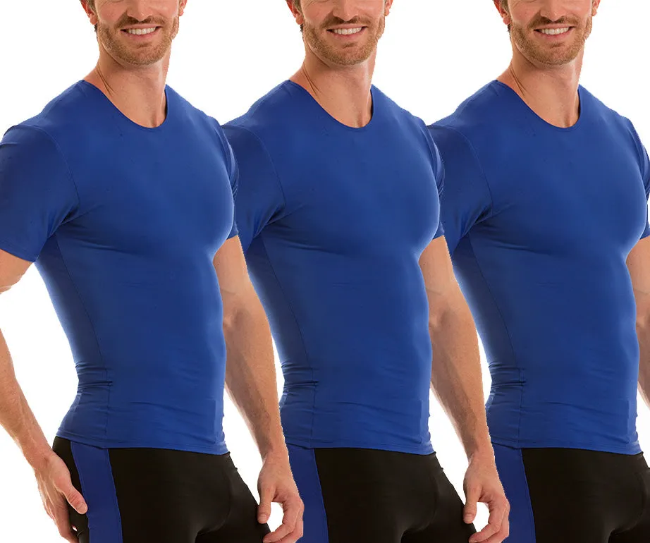 3-Pack Insta Slim Activewear Compression Crew Neck TA0003