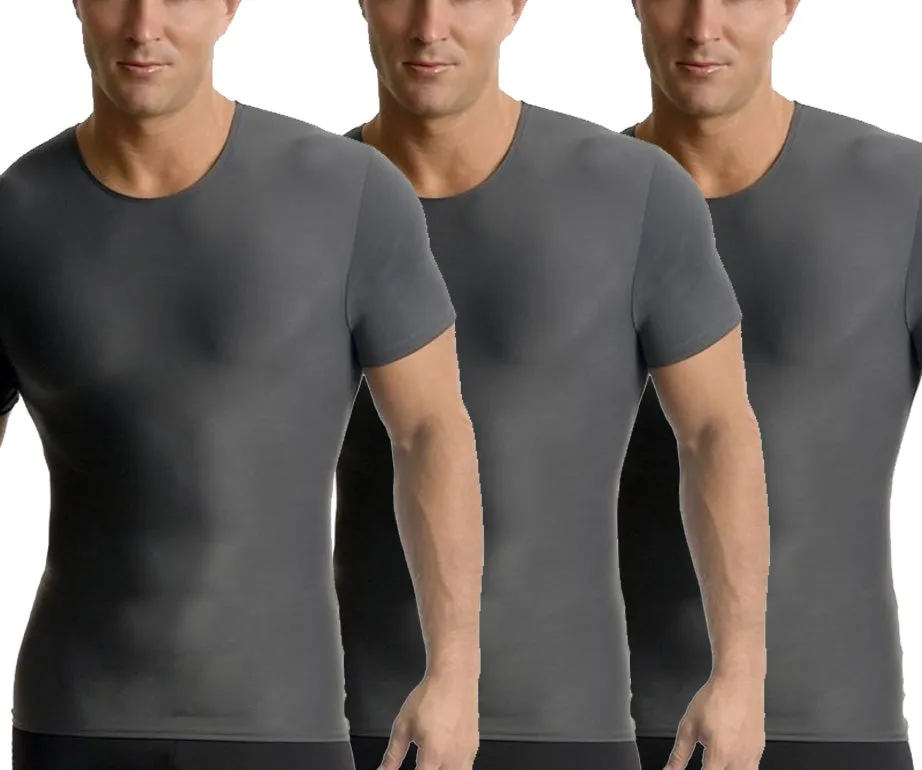 3-Pack Insta Slim Activewear Compression Crew Neck TA0003