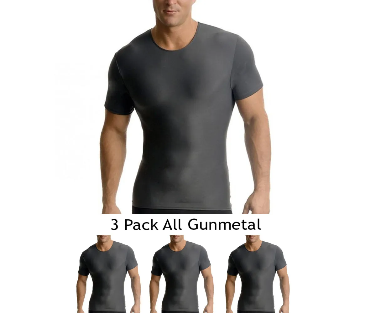 3-Pack Insta Slim Activewear Compression Crew Neck TA0003