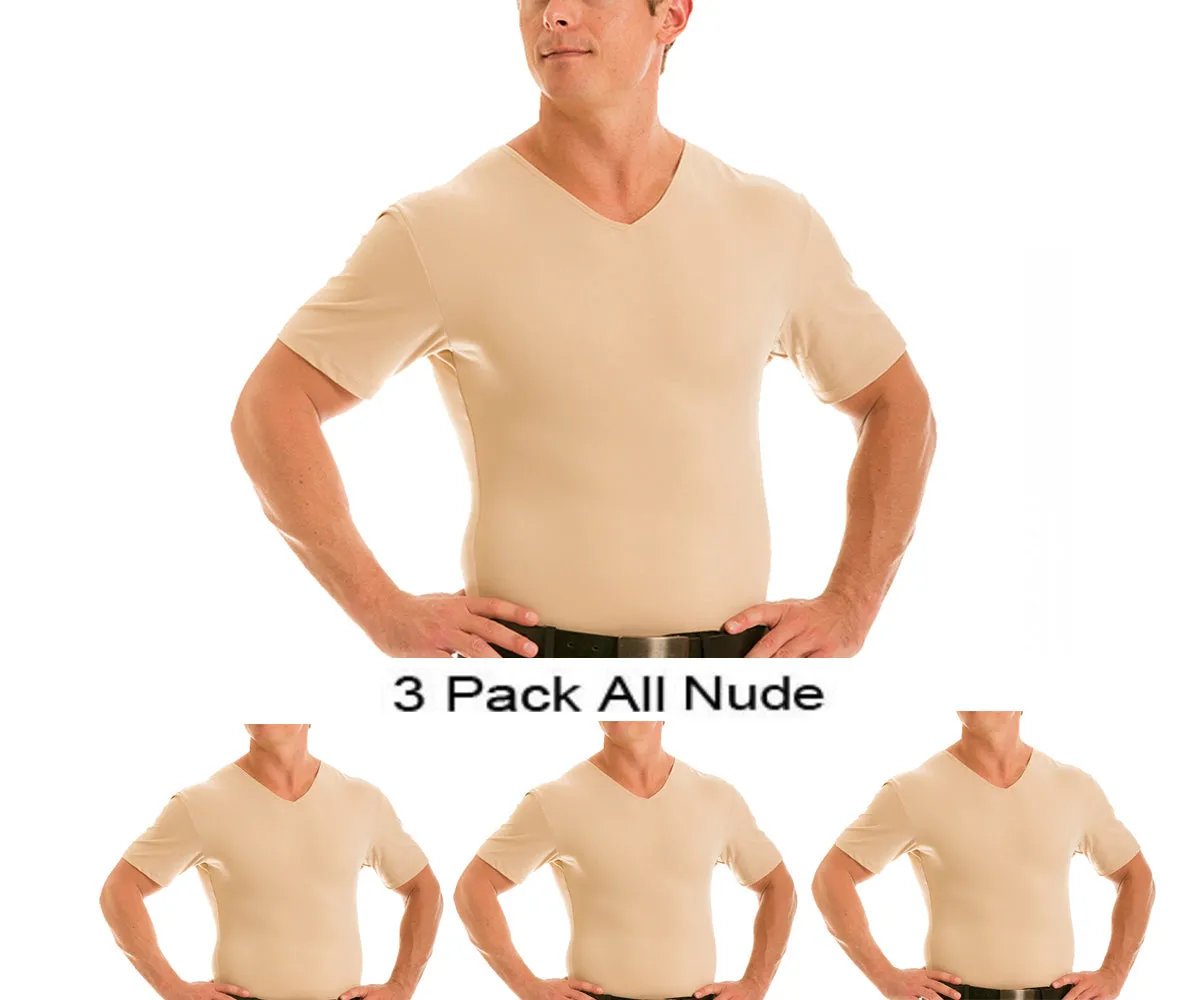 3-Pack Insta Slim Big &Tall Compression V-Necks VS0003BT