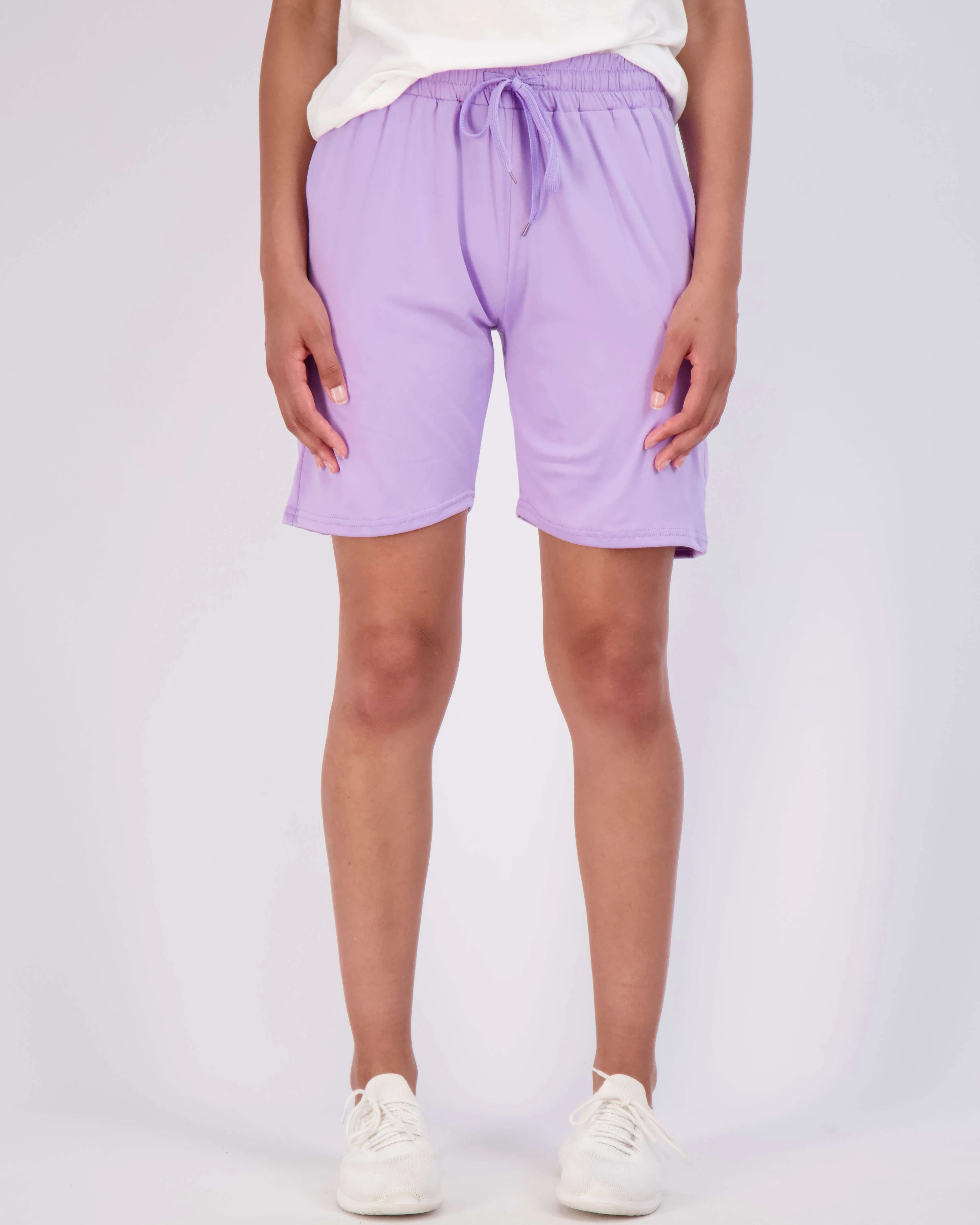 4 Pack: Women's 7 Bermuda Long High Waisted Shorts (Available in Plus Size)