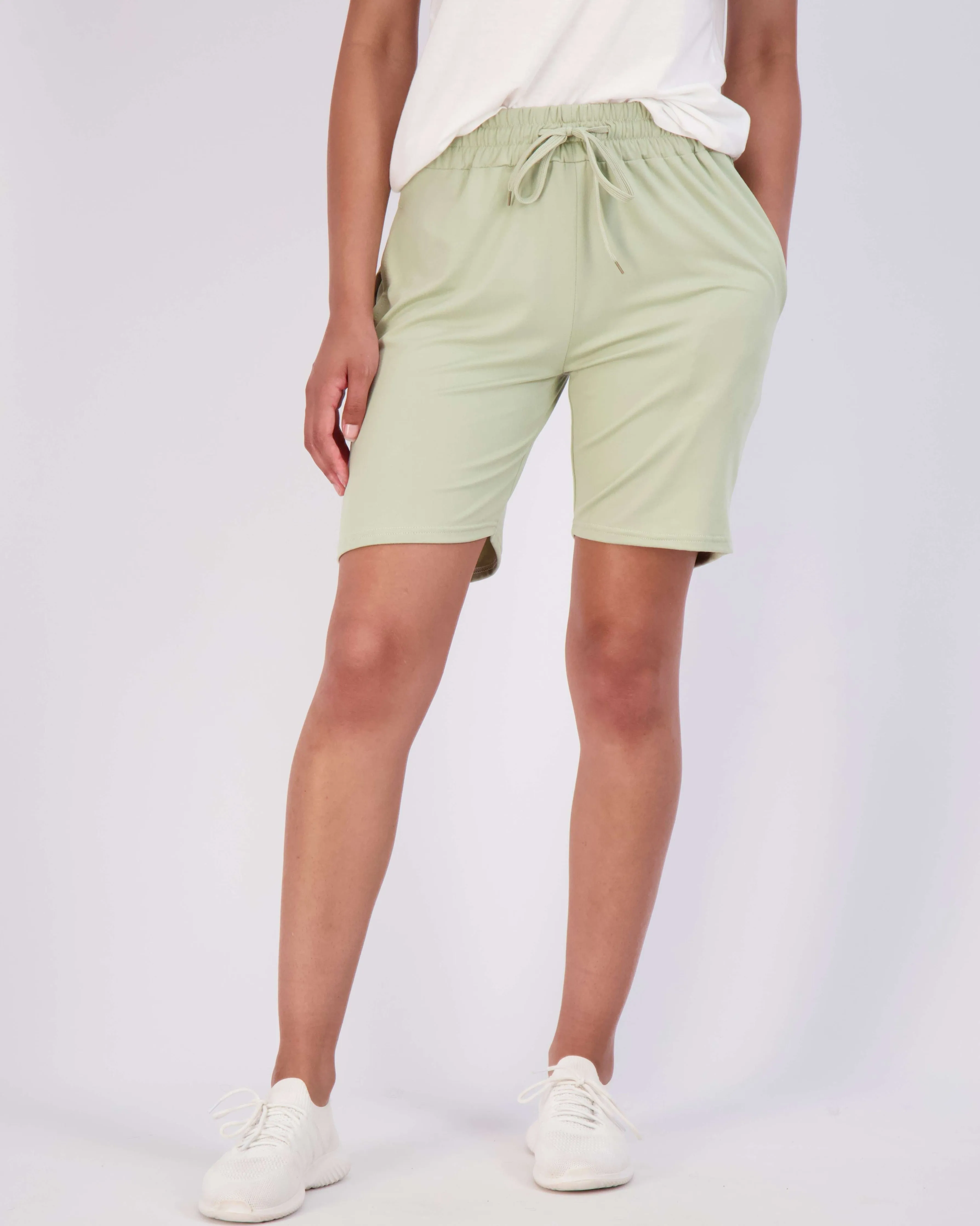 4 Pack: Women's 7 Bermuda Long High Waisted Shorts (Available in Plus Size)