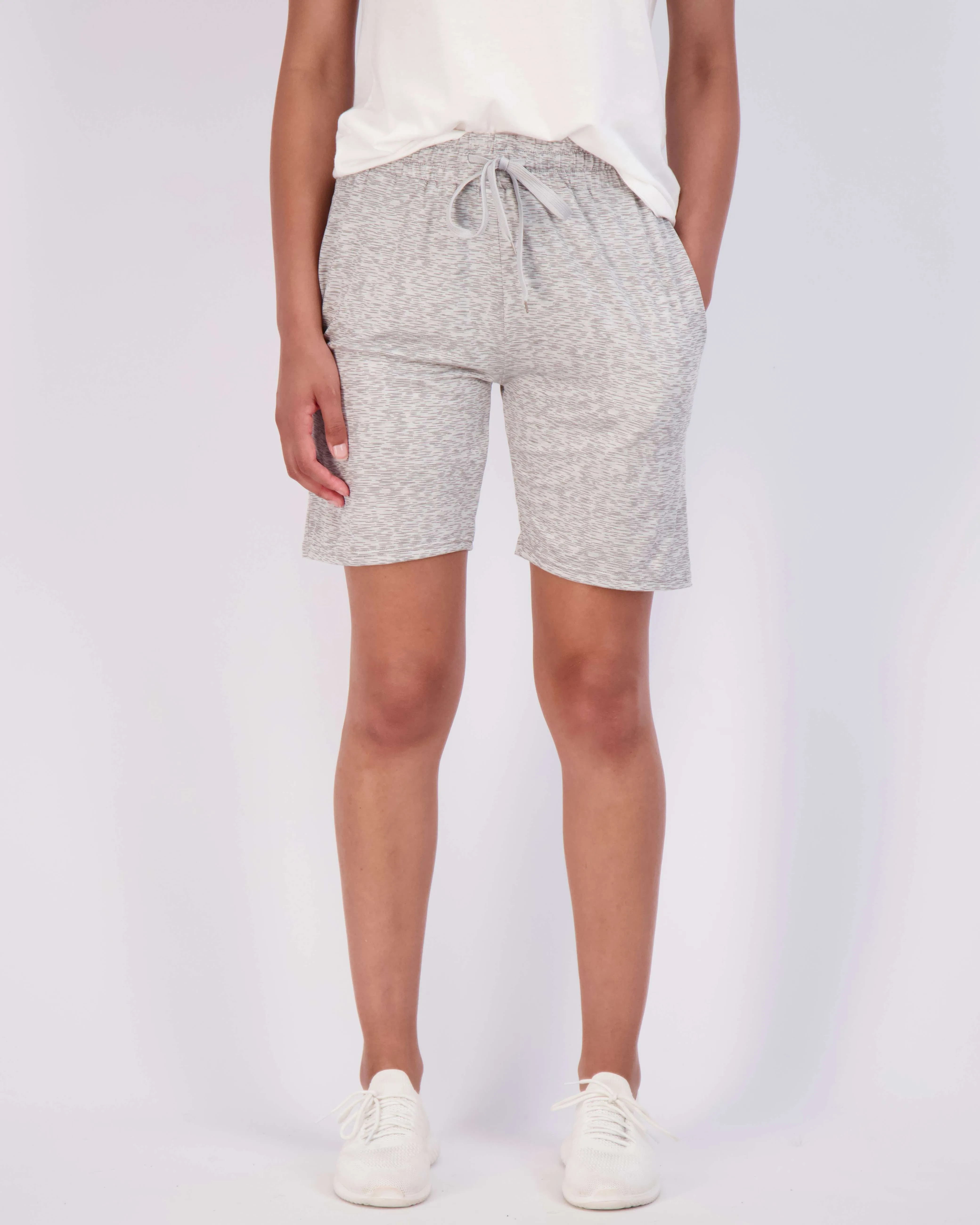 4 Pack: Women's 7 Bermuda Long High Waisted Shorts (Available in Plus Size)