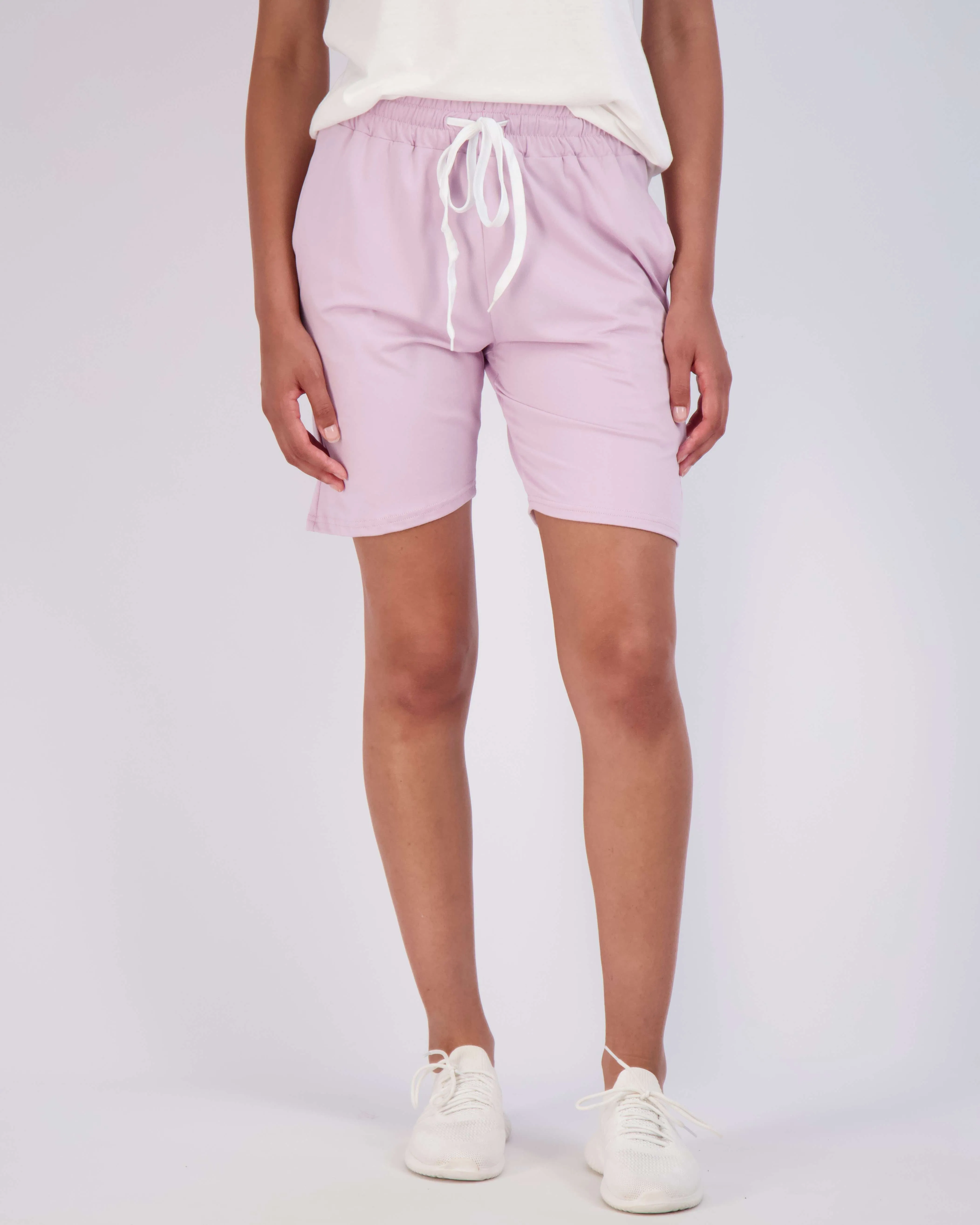 4 Pack: Women's 7 Bermuda Long High Waisted Shorts (Available in Plus Size)