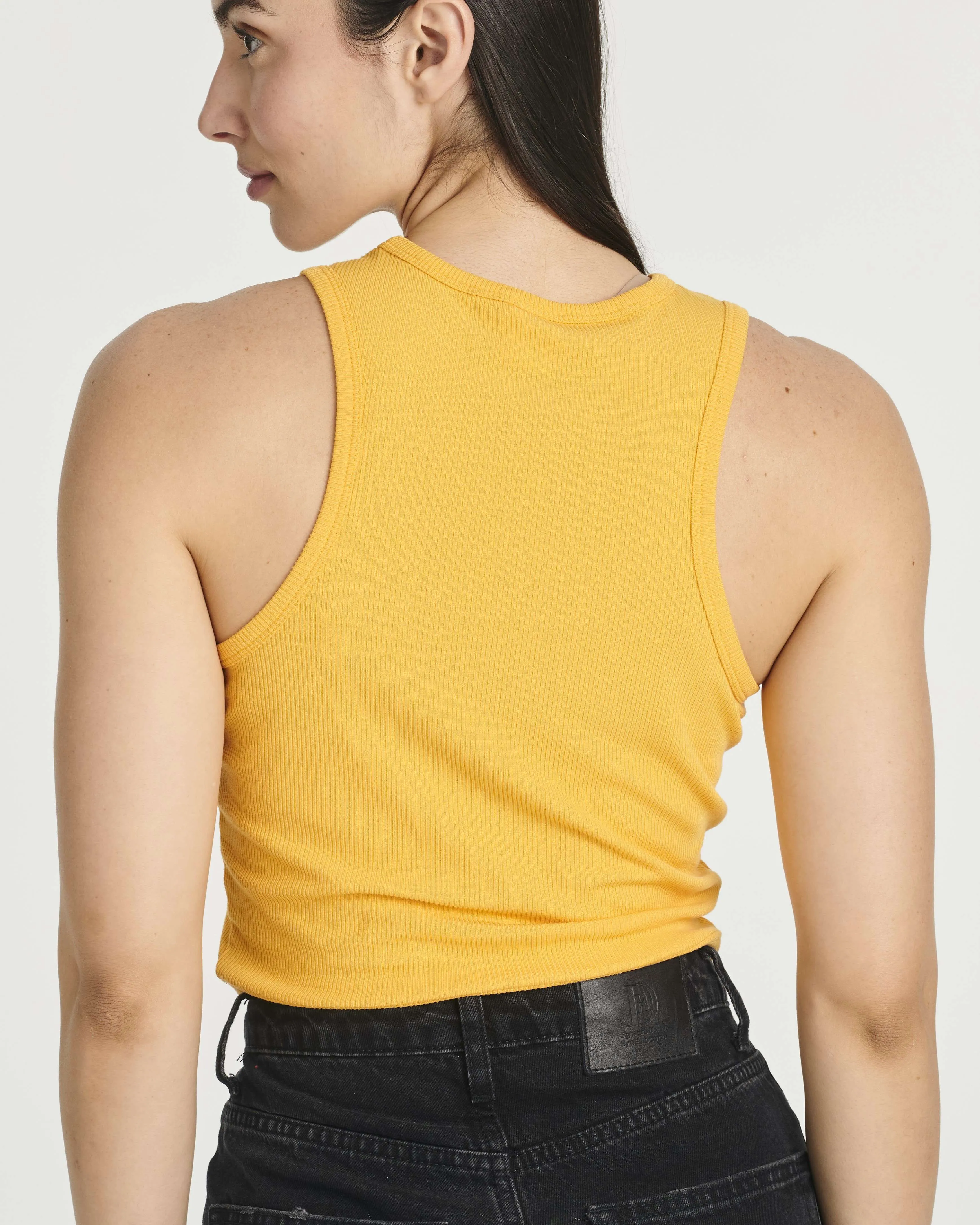 5 Pack: Women's Ribbed Sleeveless Cropped Tank Top