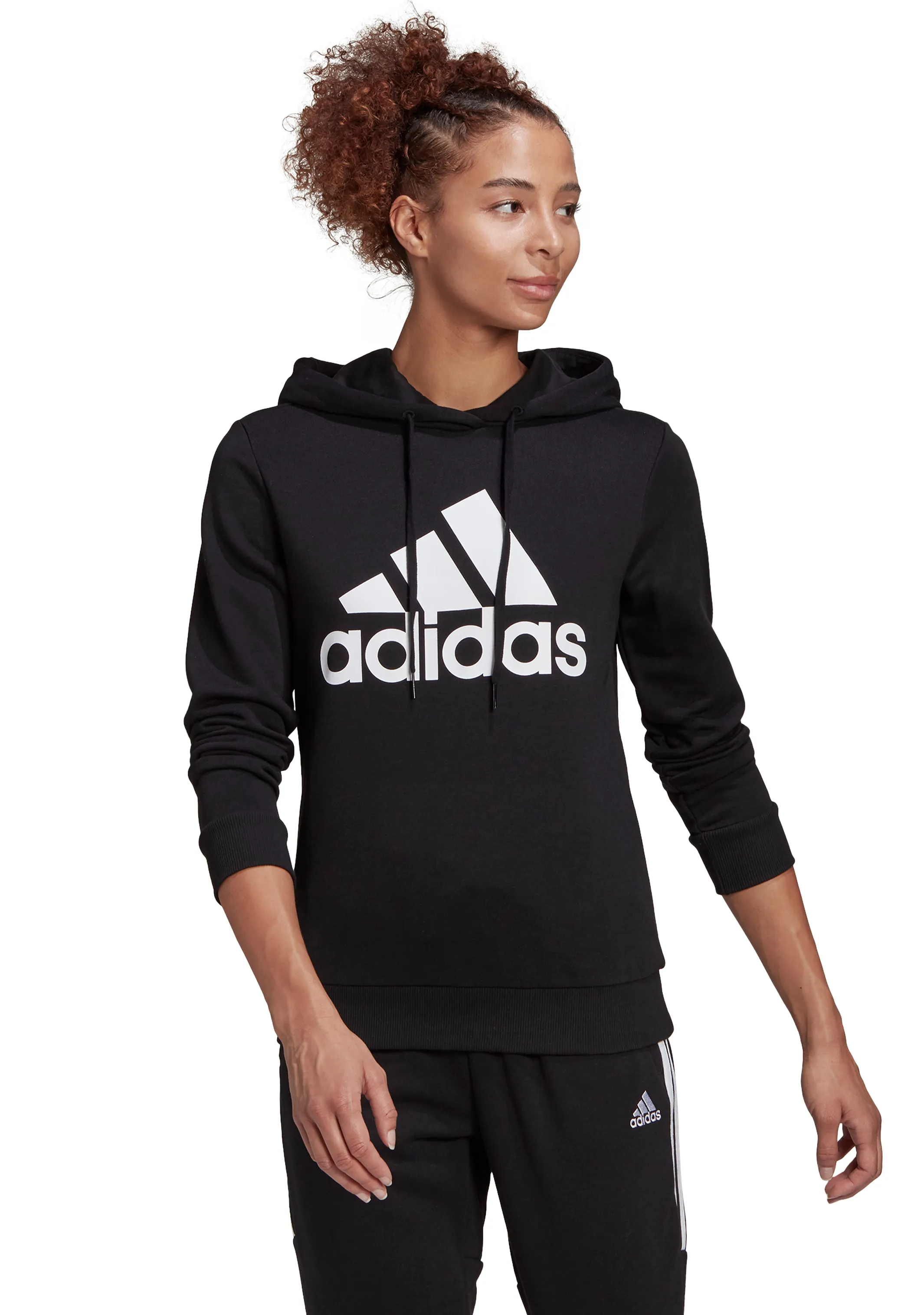 Adidas Womens Essentials Relaxed Logo Hoodie <br> GM5514