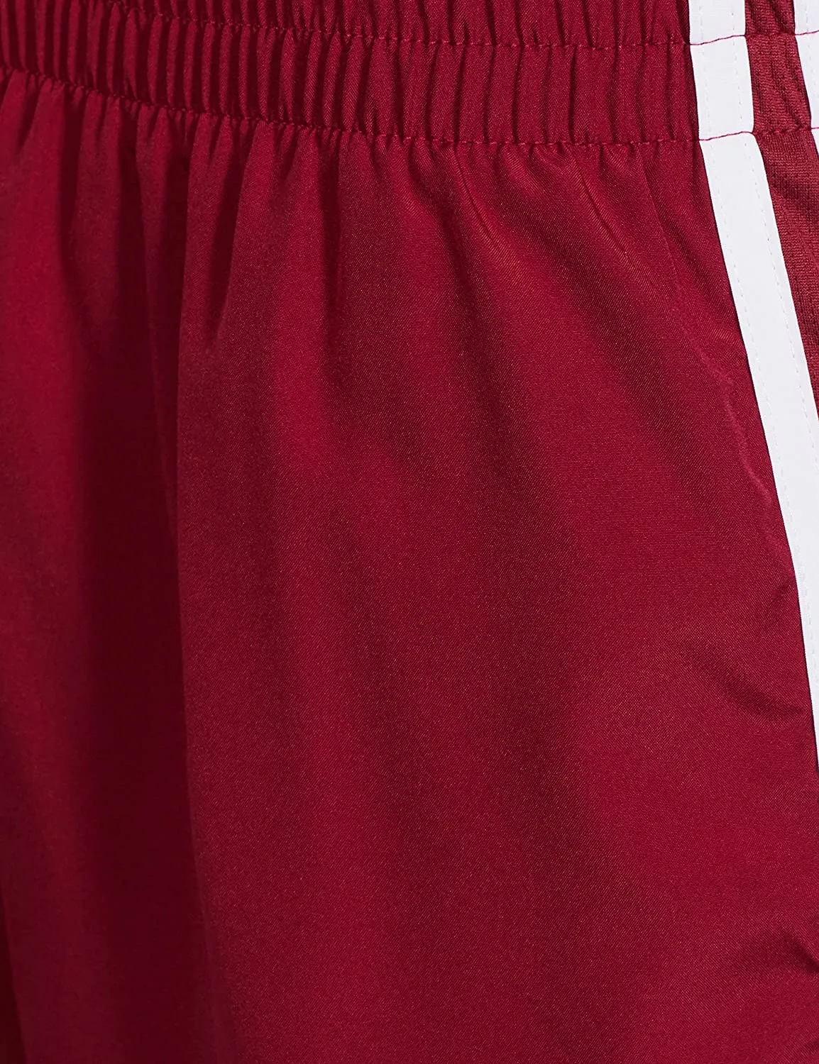 Adidas Women's Flat Shorts -Legacy Burgundy/white