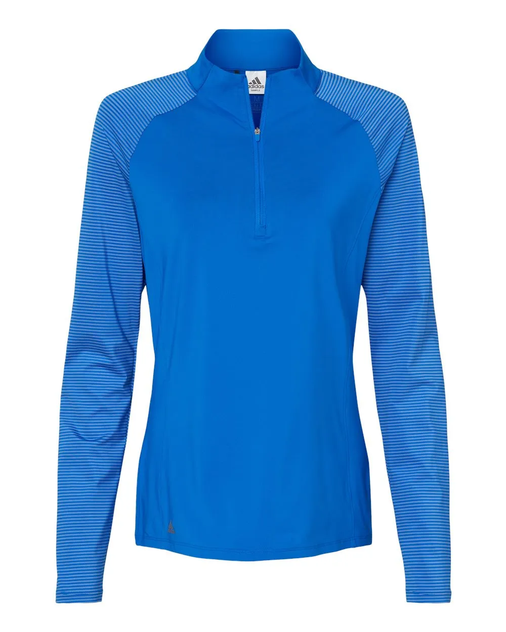 Adidas Women's Stripe Block Quarter-Zip Pullover** - Final Sale