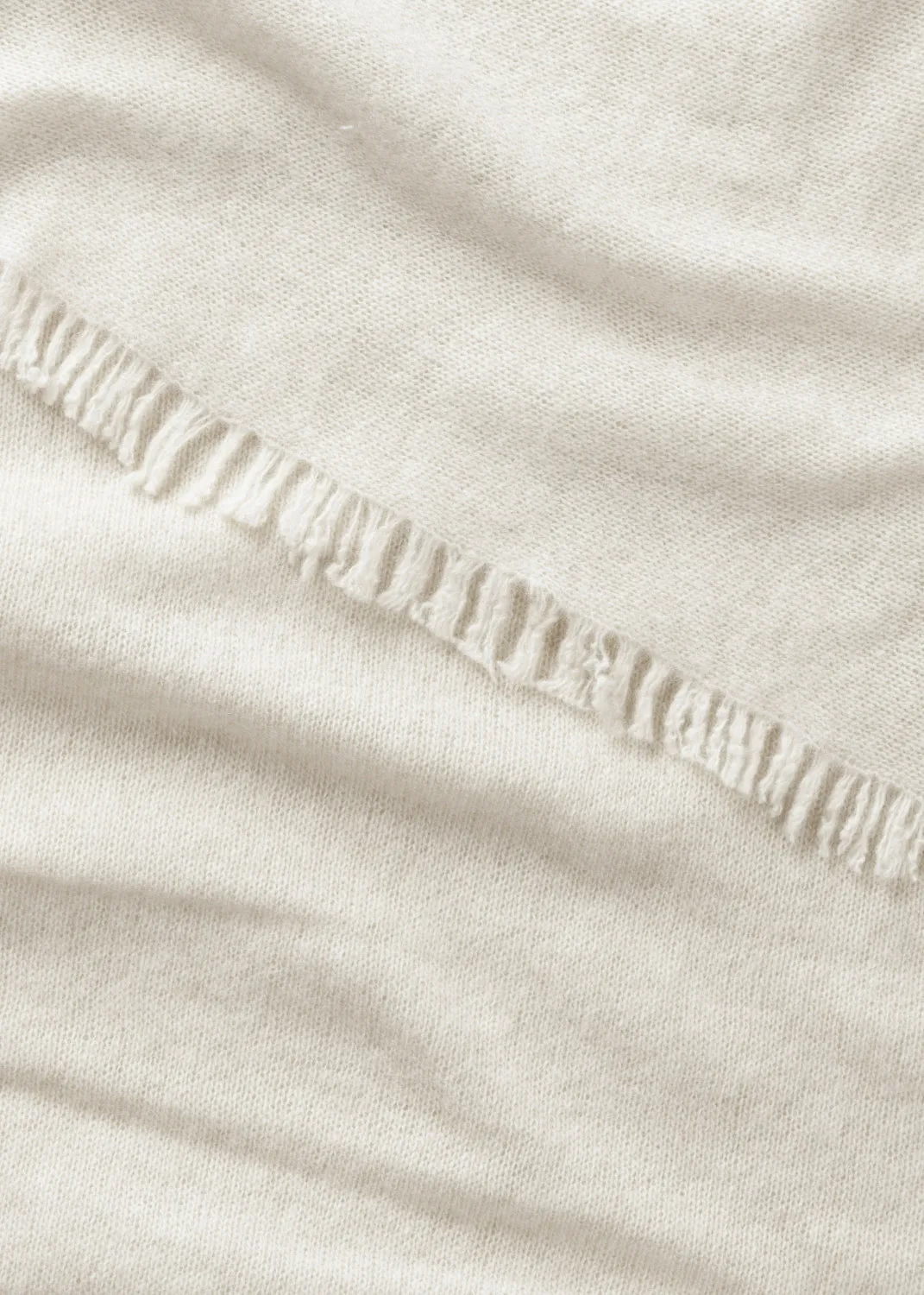 AIAYU DOMUS - Arlo Cashmere Throw 150x250 - Off White