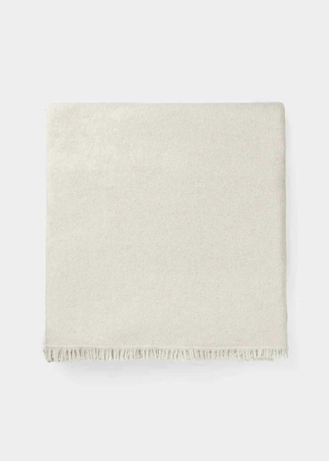 AIAYU DOMUS - Arlo Cashmere Throw 150x250 - Off White