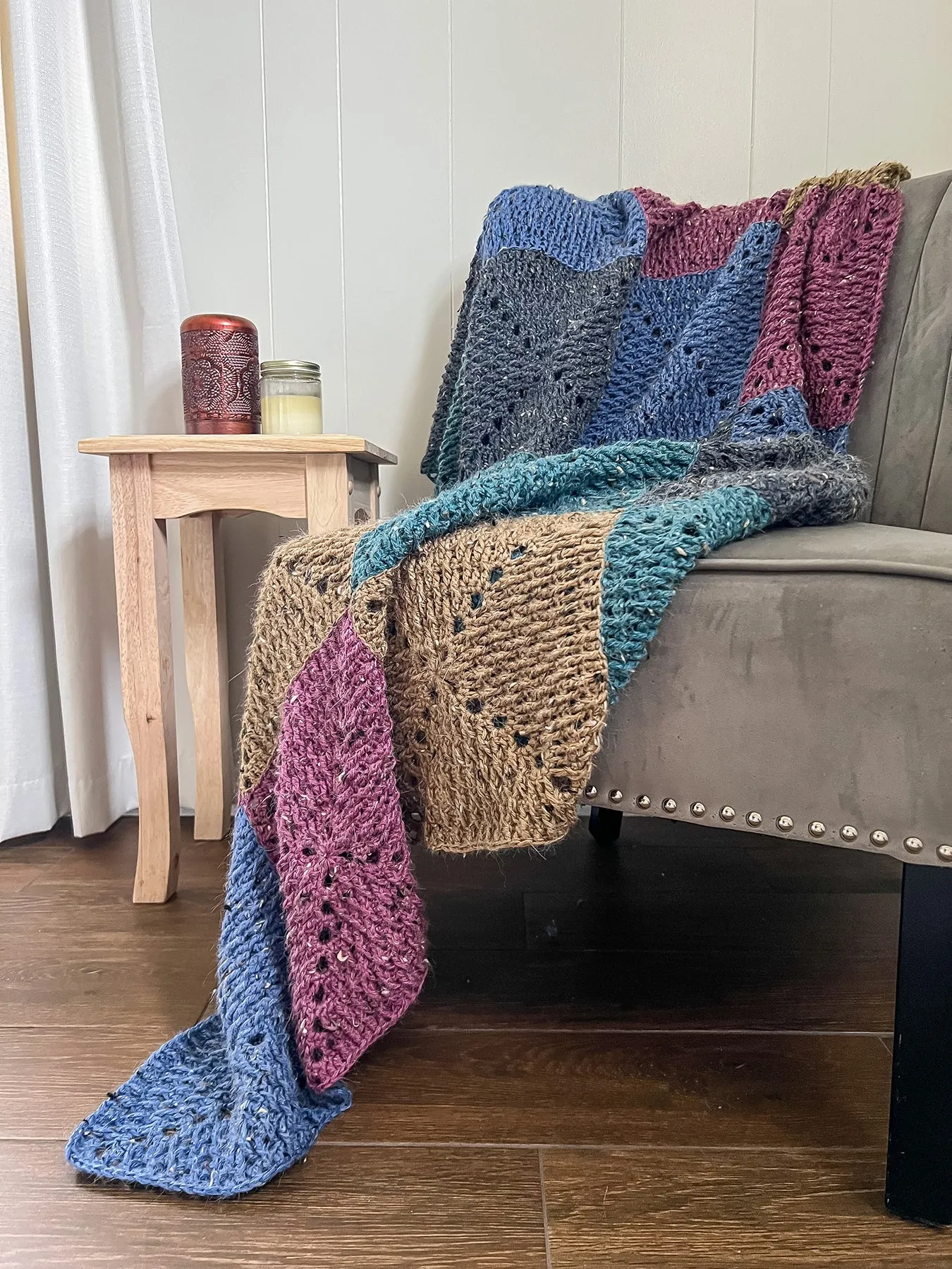 Alpine Granny Square Throw