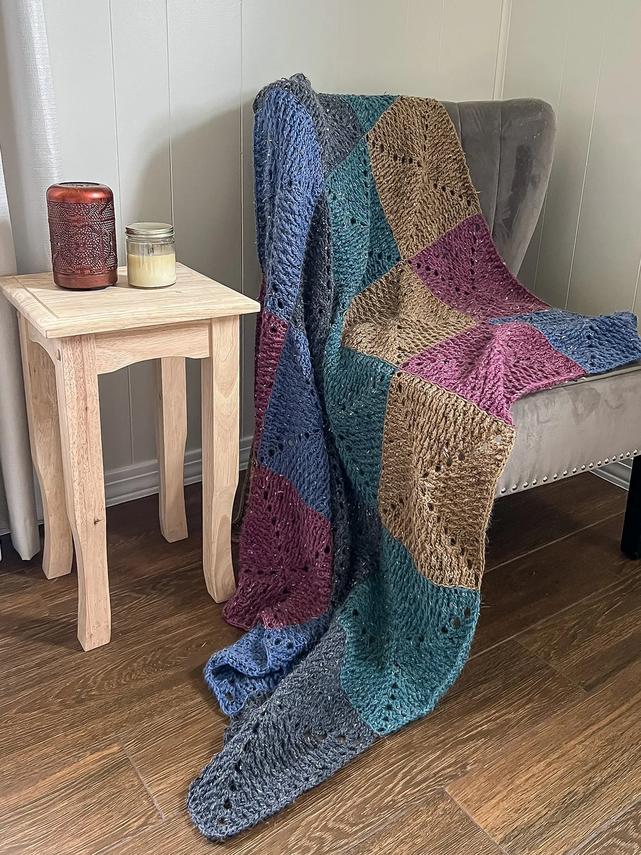 Alpine Granny Square Throw