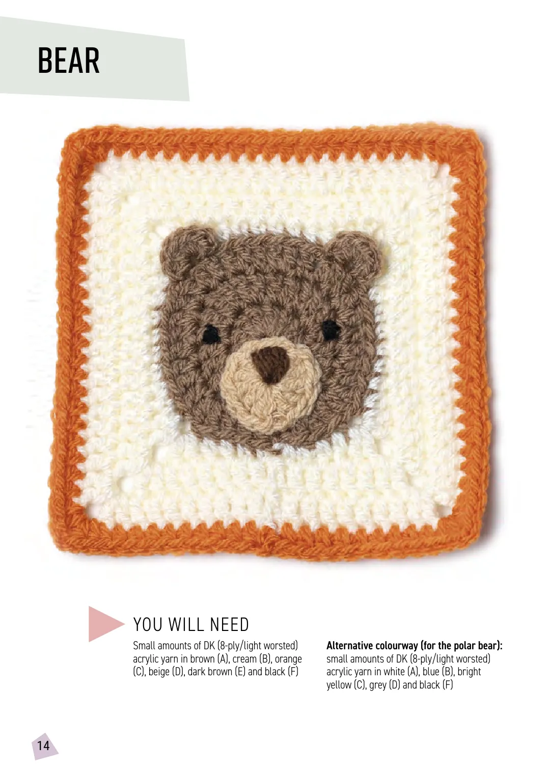 Animal Granny Squares: 20 All-New To Make