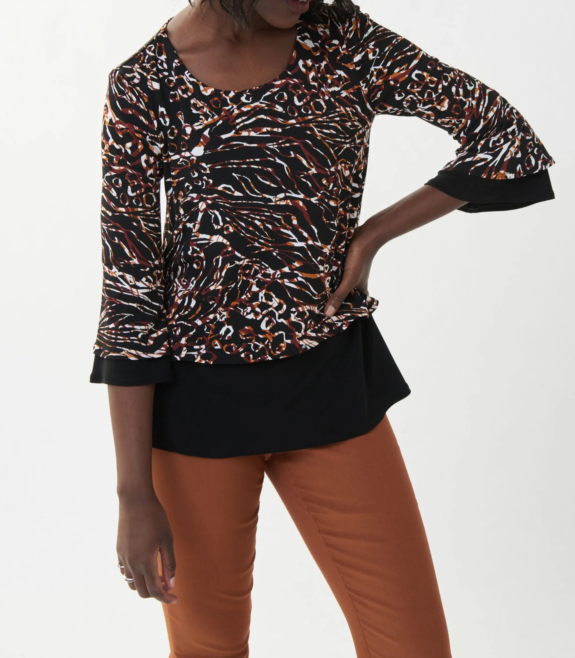 Animal Popover Blouse