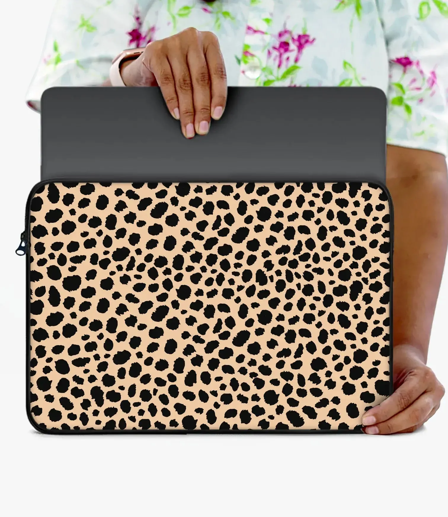 Animal Print Dots Laptop Sleeve