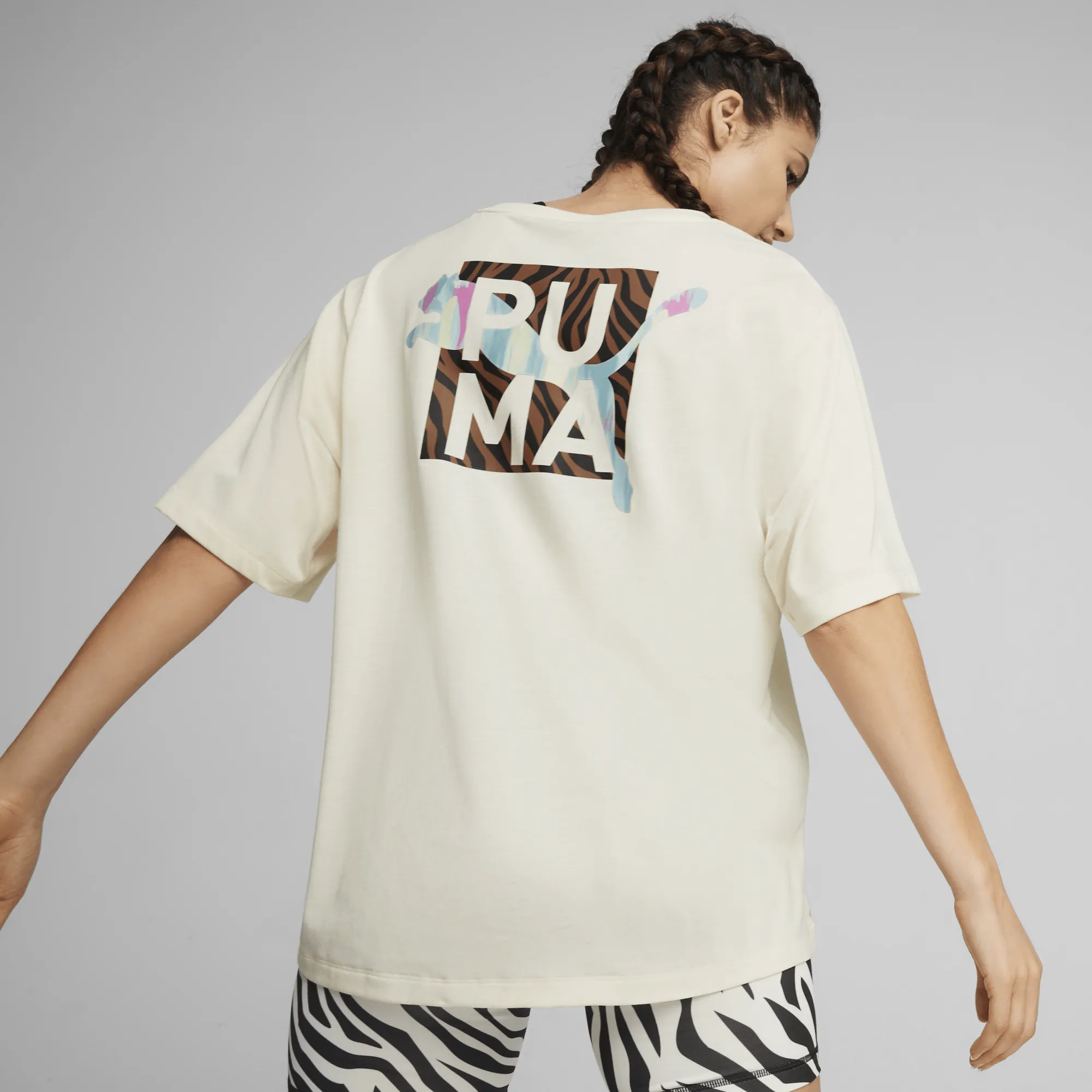 ANIMAL REMIX BOYFRIEND TEE Sugared Almon