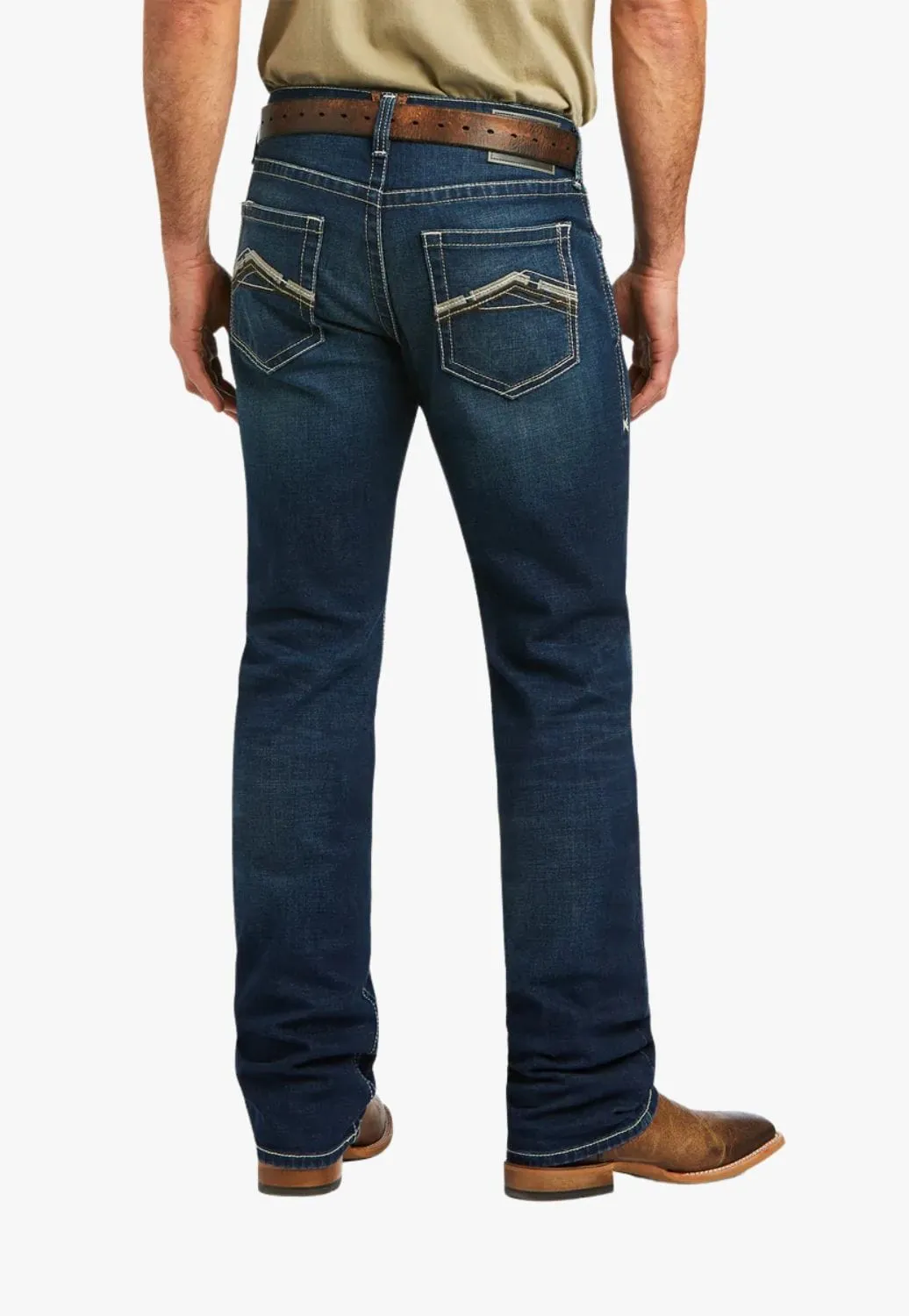 Ariat Mens M5 Stretch Remming Stackable Straight Leg Jeans