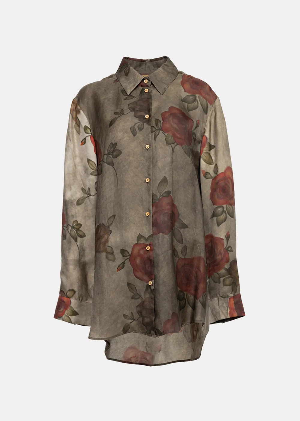 Army Green Button Up Shirt