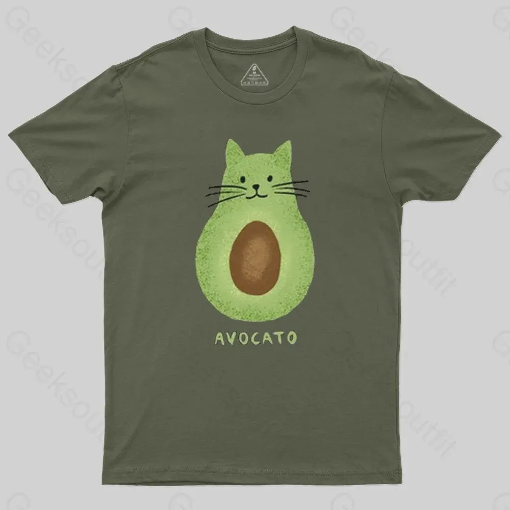 Avocato Cat Avocado Pun T-Shirt