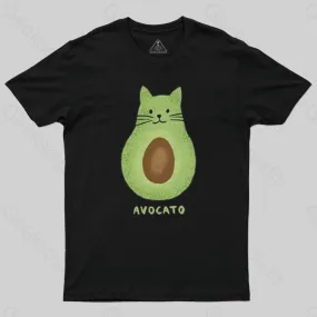 Avocato Cat Avocado Pun T-Shirt