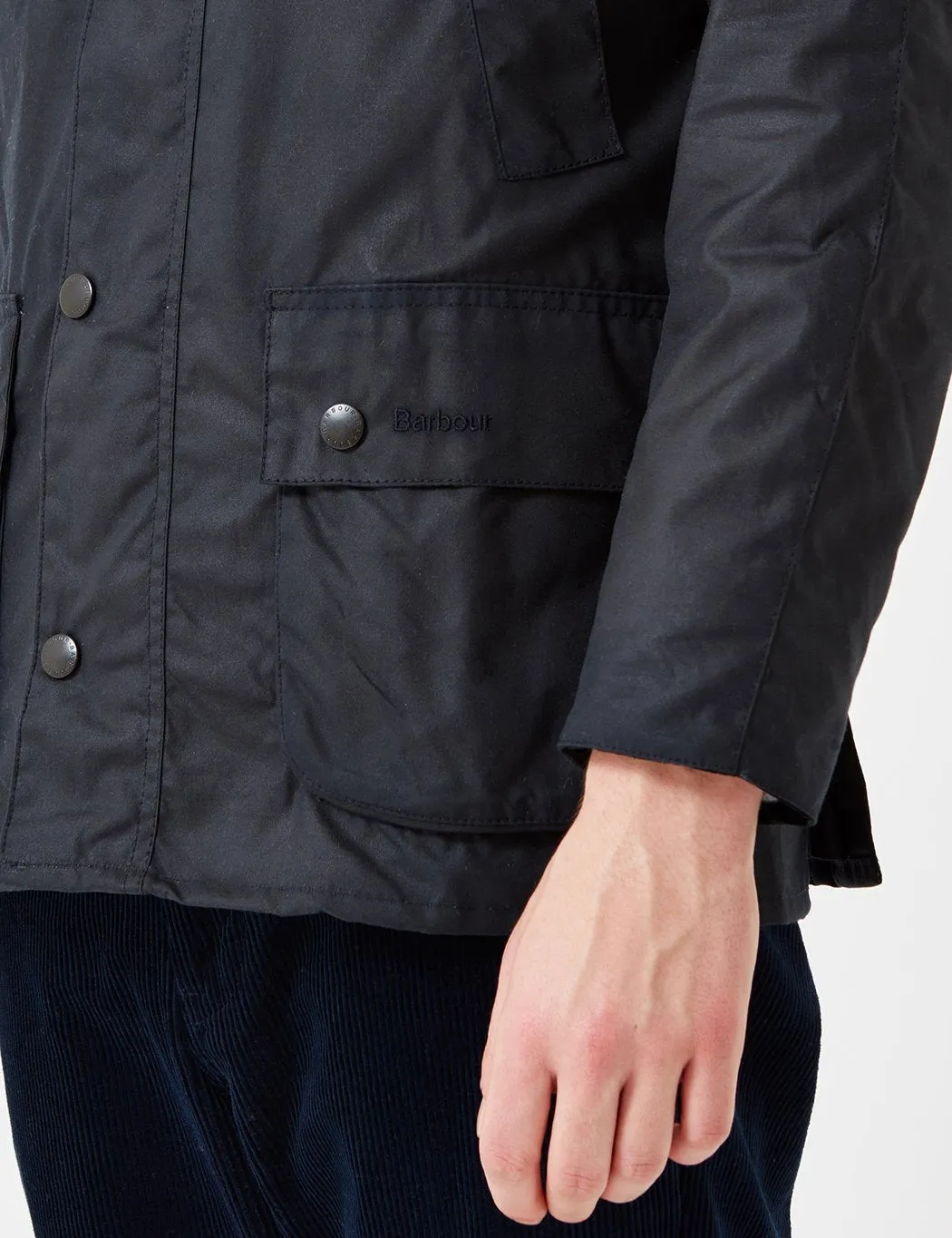 Barbour Ashby Wax Jacket - Black