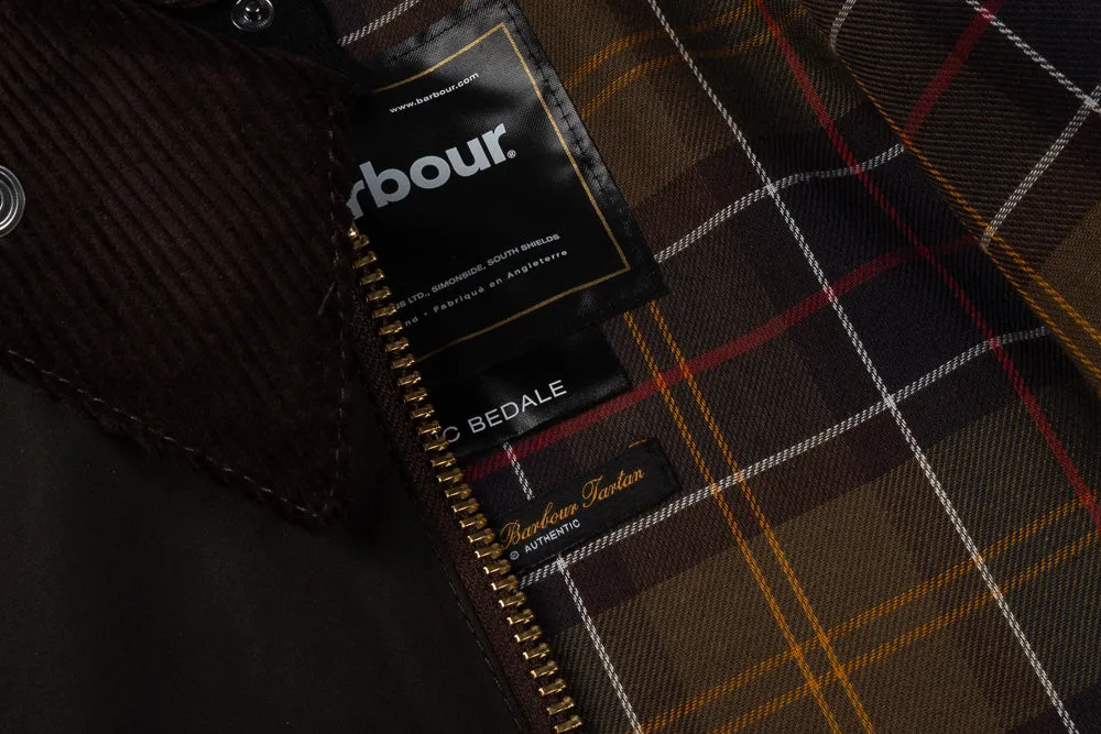 BARBOUR BEDALE WAX JACKET - OLIVE