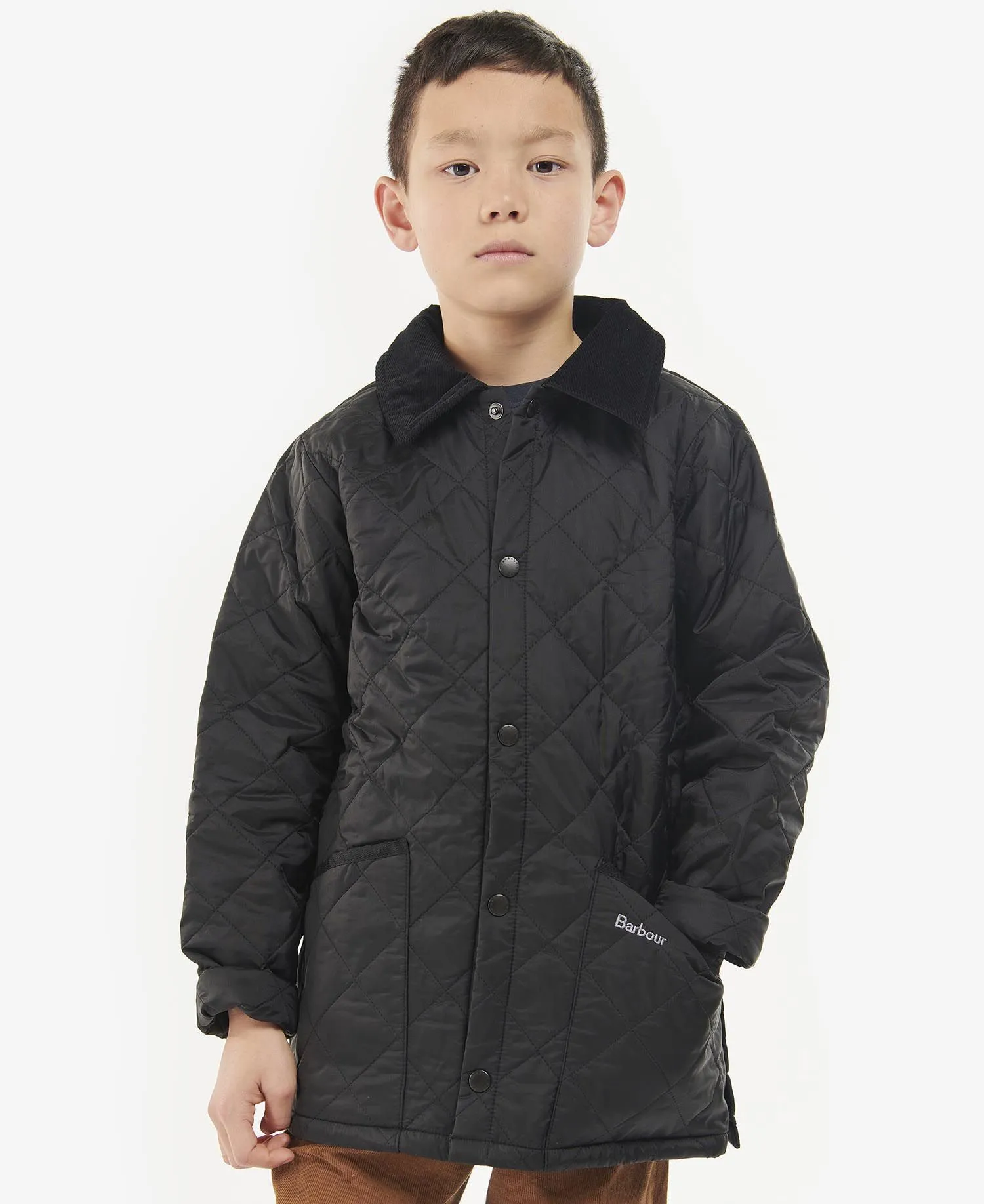 Barbour Boys Liddesdale Quilted Jacket Black CQU0047 BK92