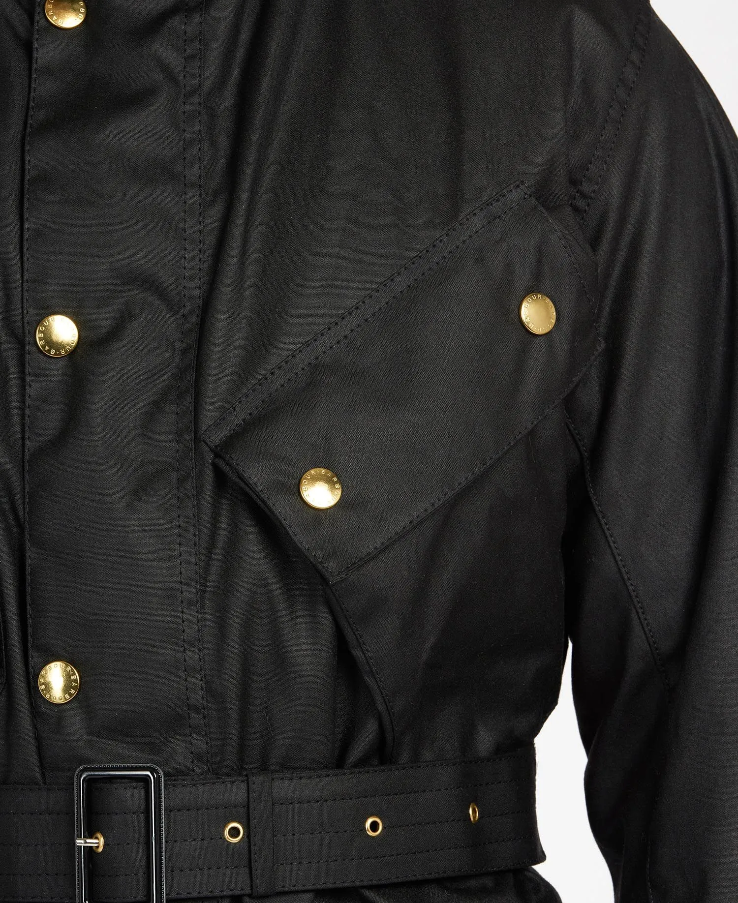 Barbour International Original Wax Jacket Black