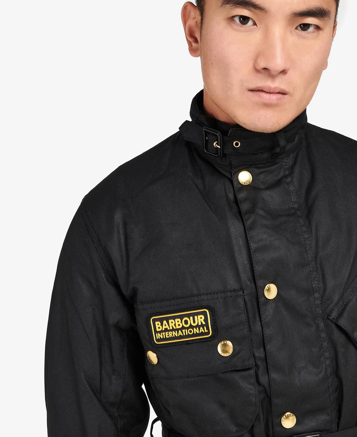 Barbour International Original Wax Jacket Black