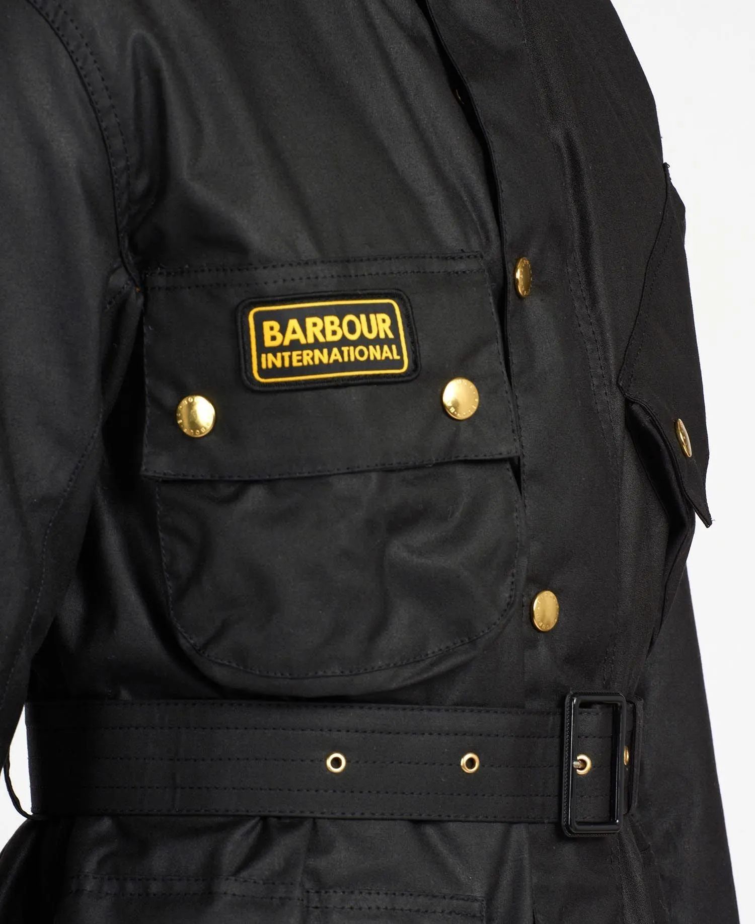 Barbour International Original Wax Jacket Black