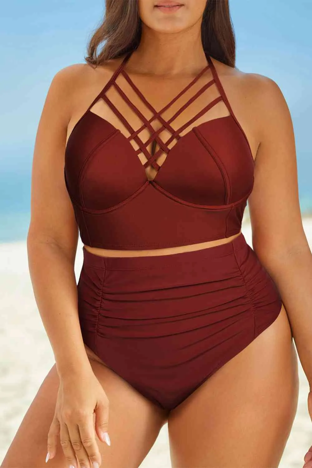 BE. SYN Giving Body Two-Piece Swimsuit