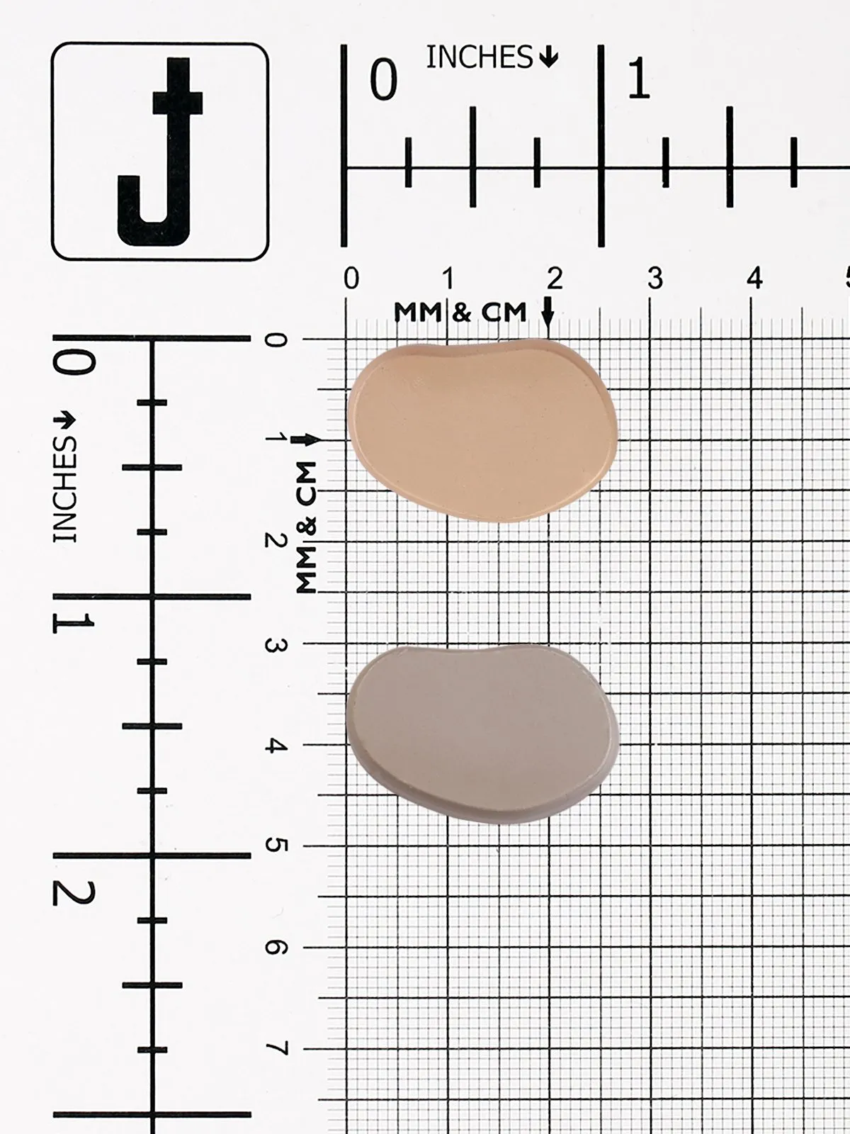 Bean Shaped Matte Finish Downhole Loop Shank Metal Button