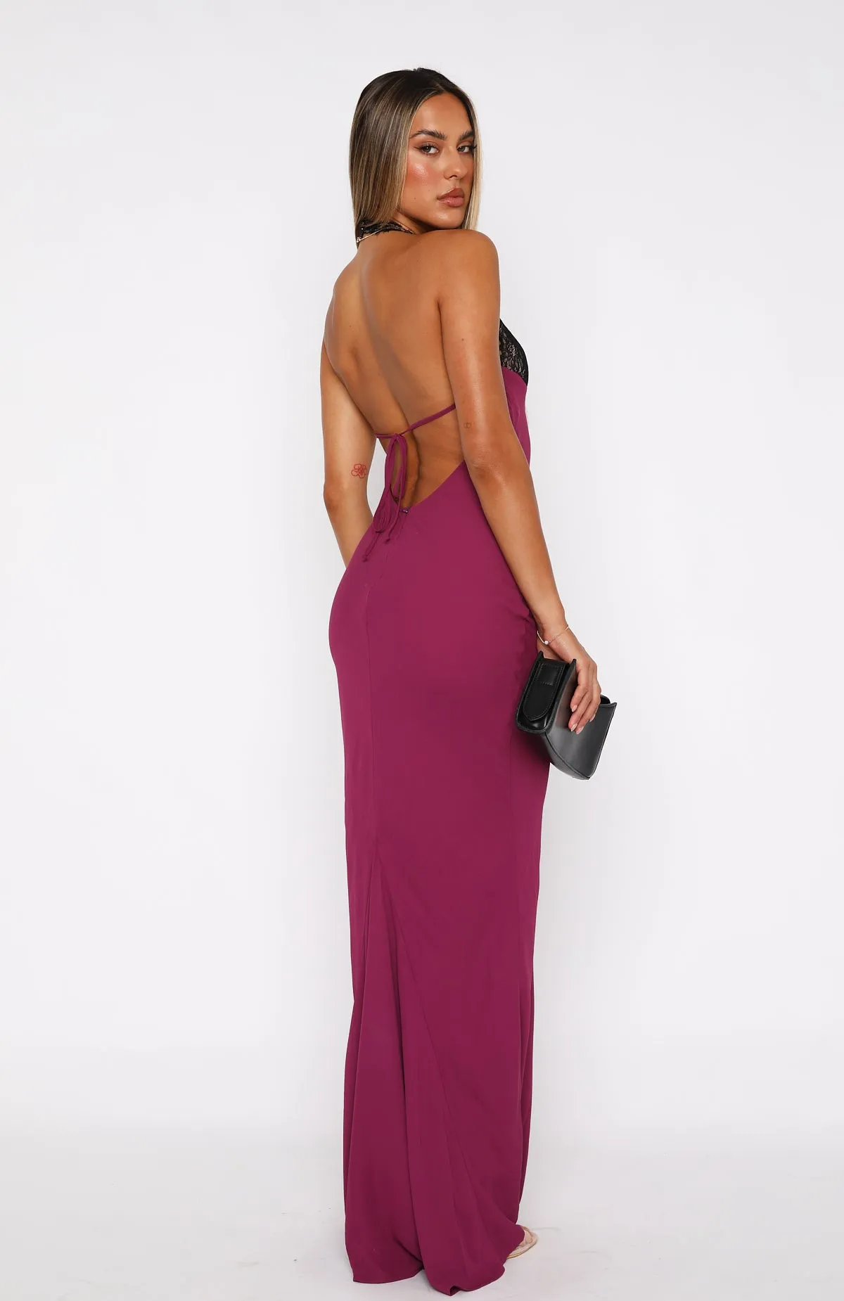 Beyond The Stars Maxi Dress Plum