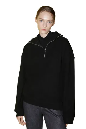 Black Golgi Soft Zip-Up