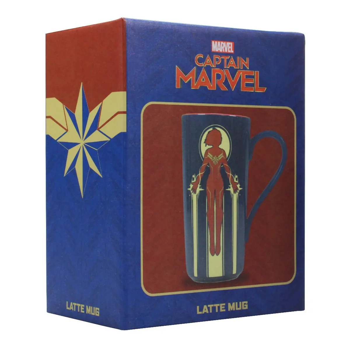 Captain Marvel Latte Mug