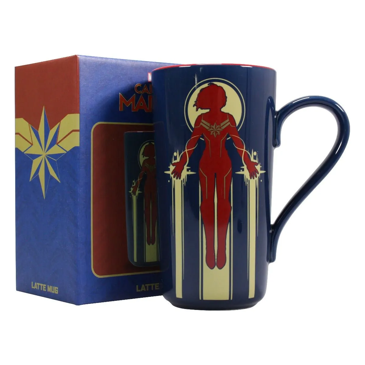 Captain Marvel Latte Mug