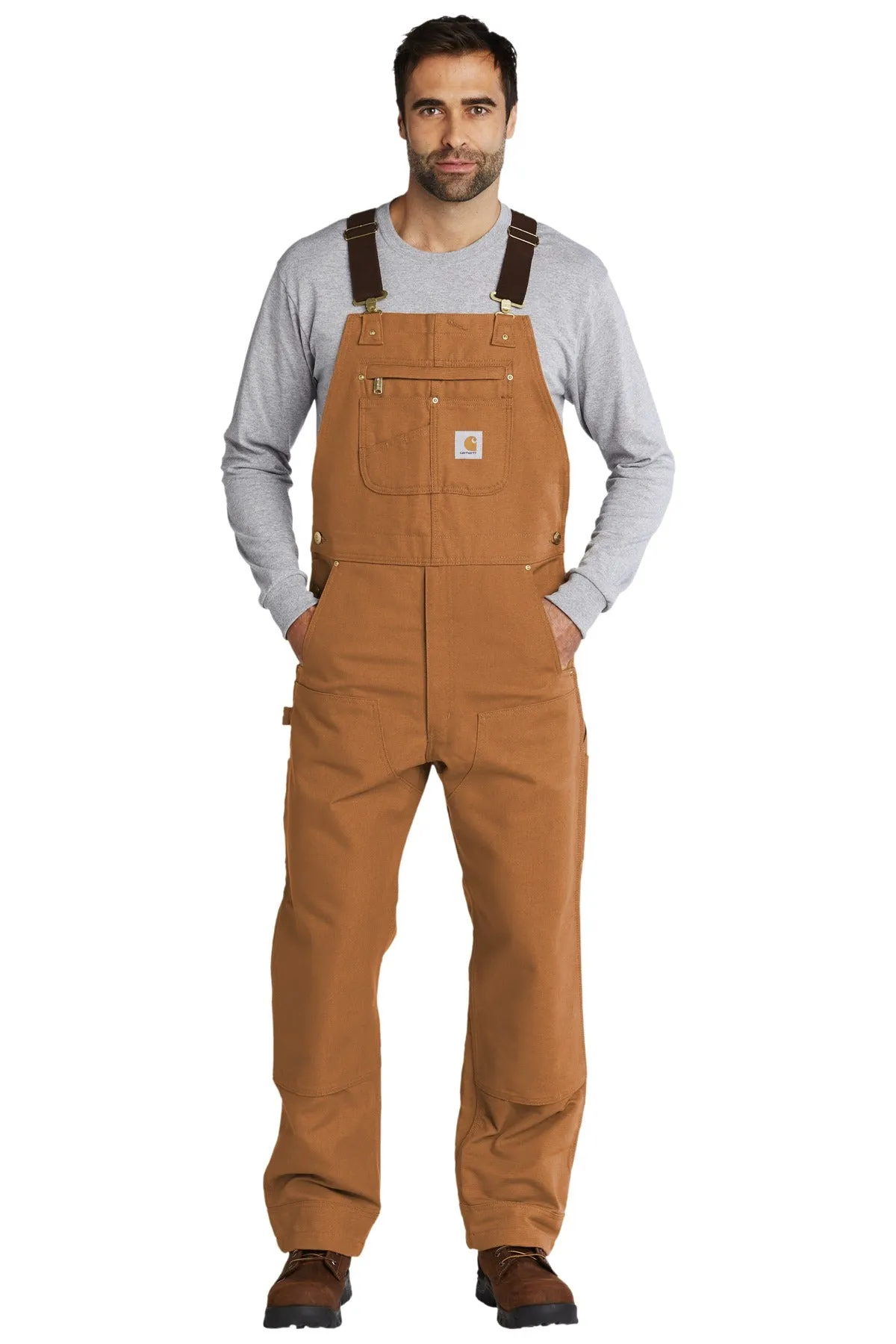 Carhartt Duck Unlined Bib Overalls. CT102776