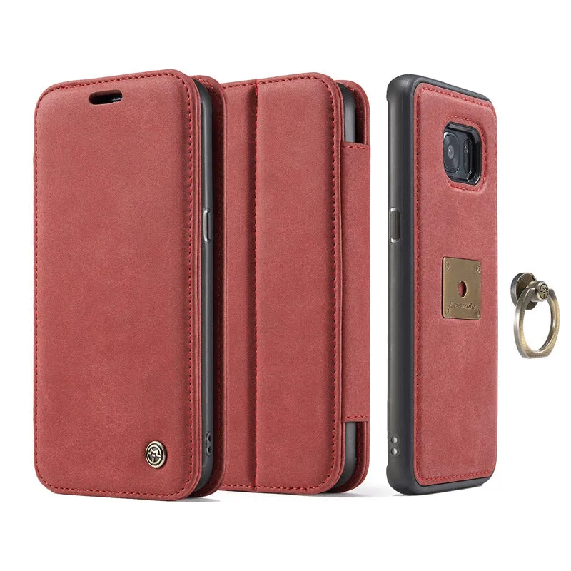 CaseMe For Samsung S7 S7 Edge 2 In 1 Leather Phone Cases Stand