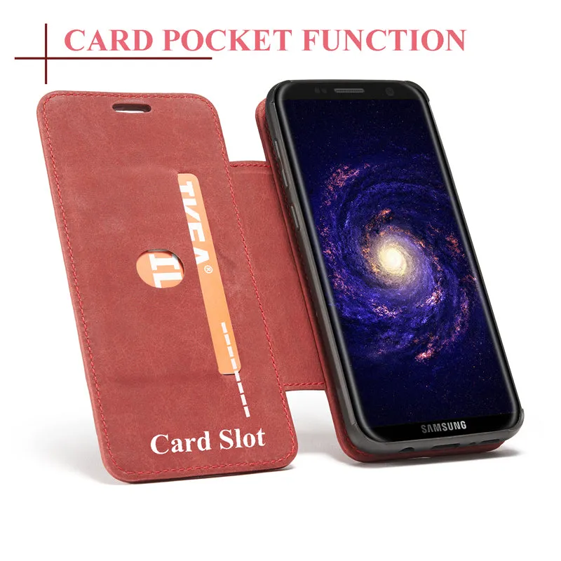 CaseMe For Samsung S7 S7 Edge 2 In 1 Leather Phone Cases Stand