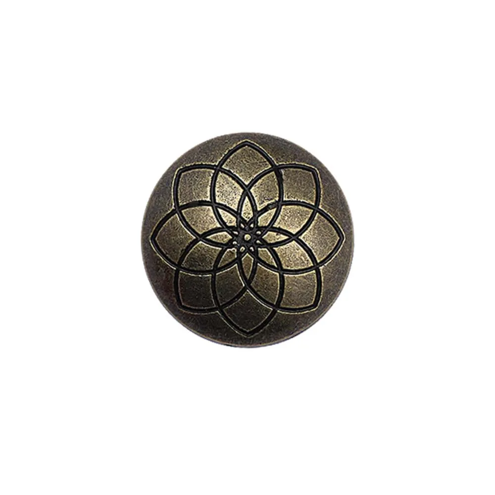 Celtic Design Antique Vintage Metal Buttons for Men's Clothing