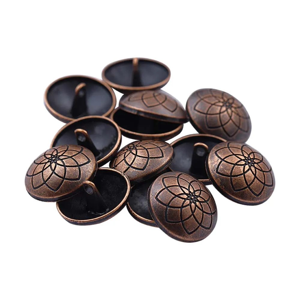 Celtic Design Antique Vintage Metal Buttons for Men's Clothing