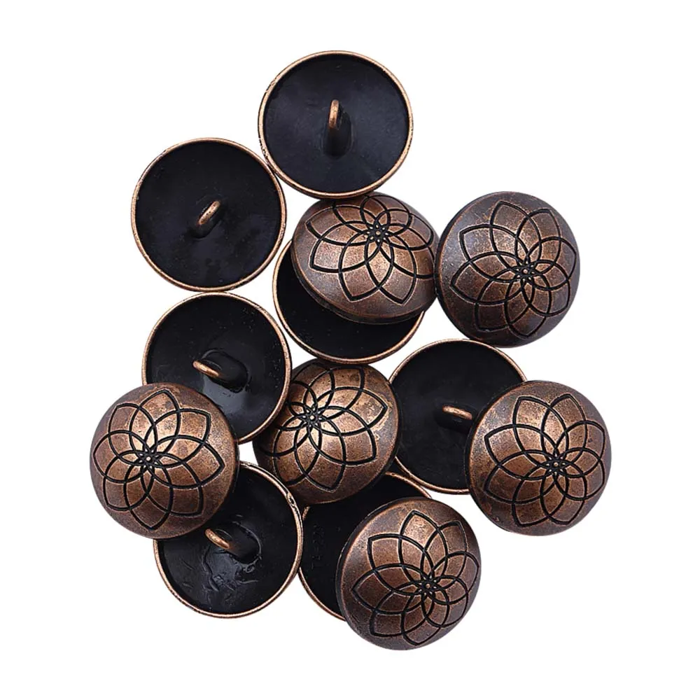 Celtic Design Antique Vintage Metal Buttons for Men's Clothing