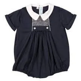 Chevron Smocked Bubble