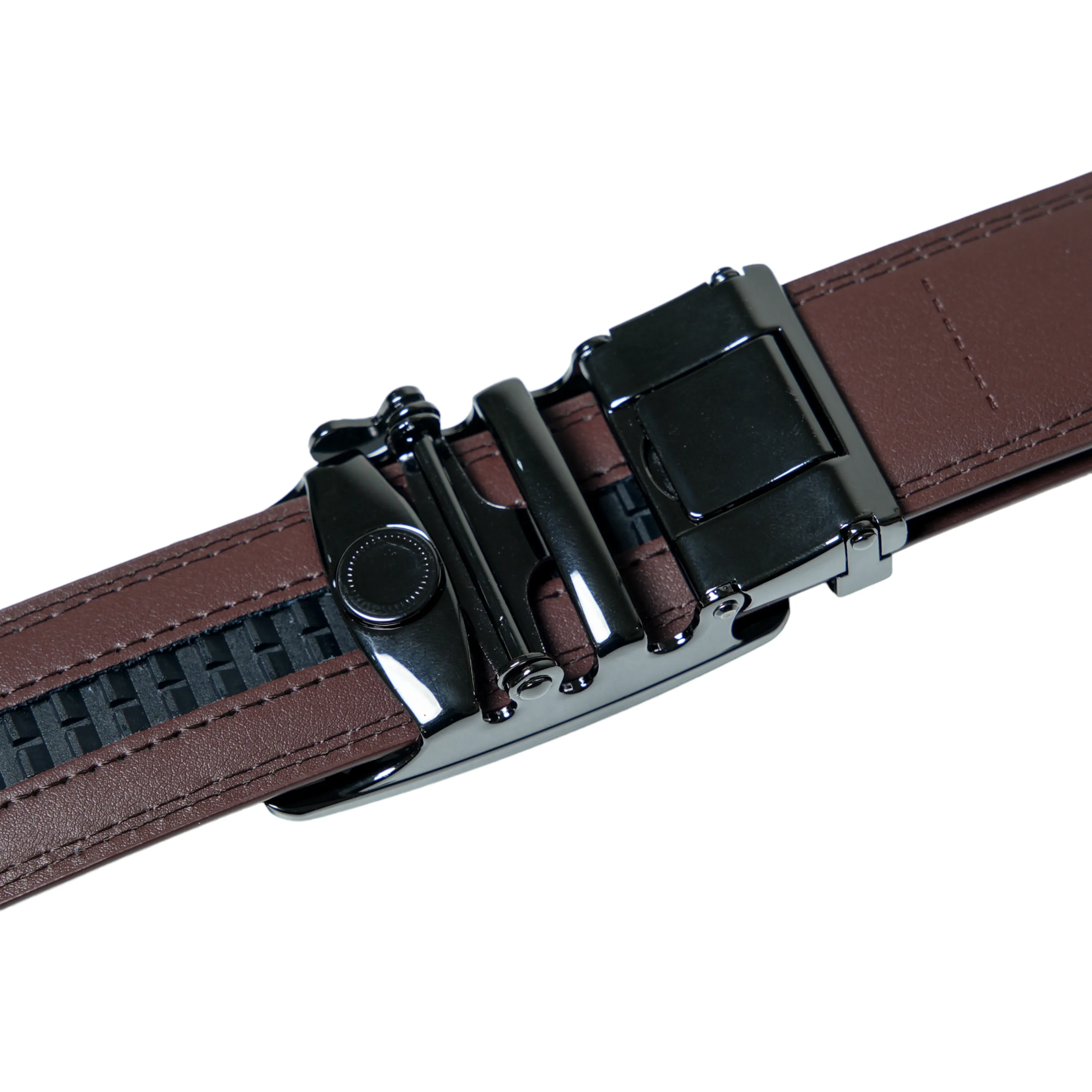 Chokore Criss Cross Buckle Belt (Brown)